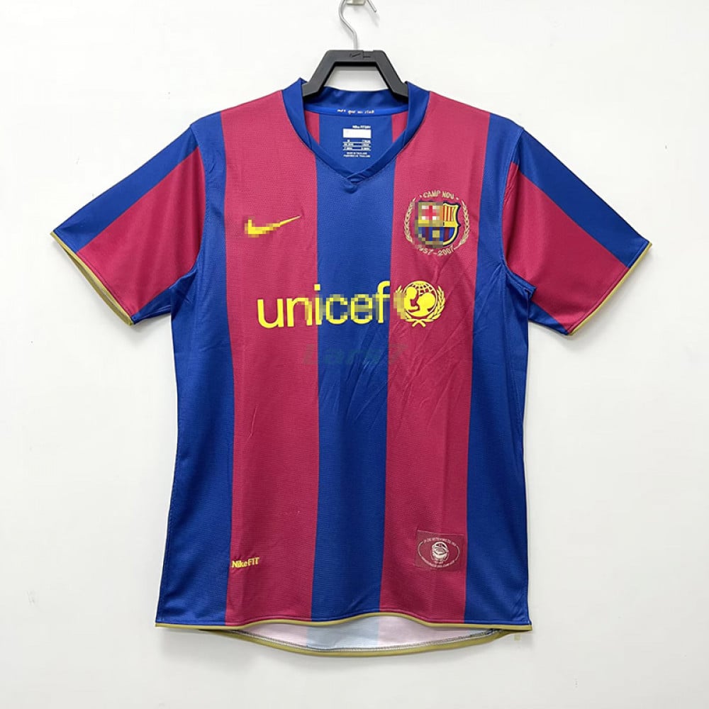 Camiseta Barcelona 1ª Equipación Retro 07/08