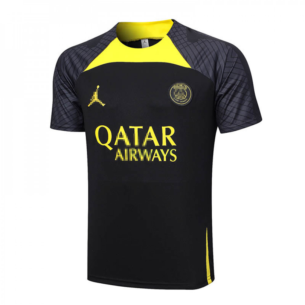 Camiseta de Entrenamiento PSG 2023/2024 Negro/Amarillo