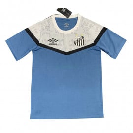 Camiseta de Entrenamiento Santos FC 2023/2024 Azul/Blanco
