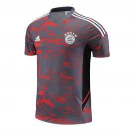 Camiseta de Entrenamiento Bayern Múnich 2023/2024 Gris/Rojo