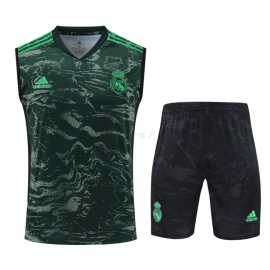 Camiseta de Entrenamiento Real Madrid Sin Mangas 2023/2024 Kit Verde Camiseta de Entrenamiento Real Madrid Sin Mangas 2023/2024 Kit Verde