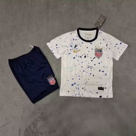 Camiseta EE.UU. 1ª Equipación Copa Mundial Femenina 2023 Niño Kit