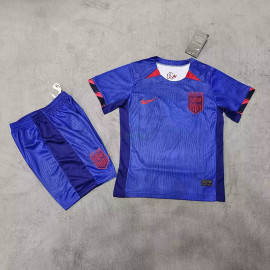 Camiseta EE.UU. 2ª Equipación Copa Mundial Femenina 2023 Niño Kit