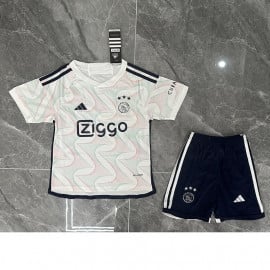 Camiseta Ajax de Ámsterdam 2ª Equipación 2023/2024 Niño Kit