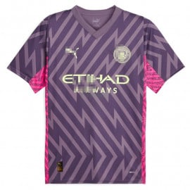 Camiseta de Portero Manchester City 2023/2024 Morado