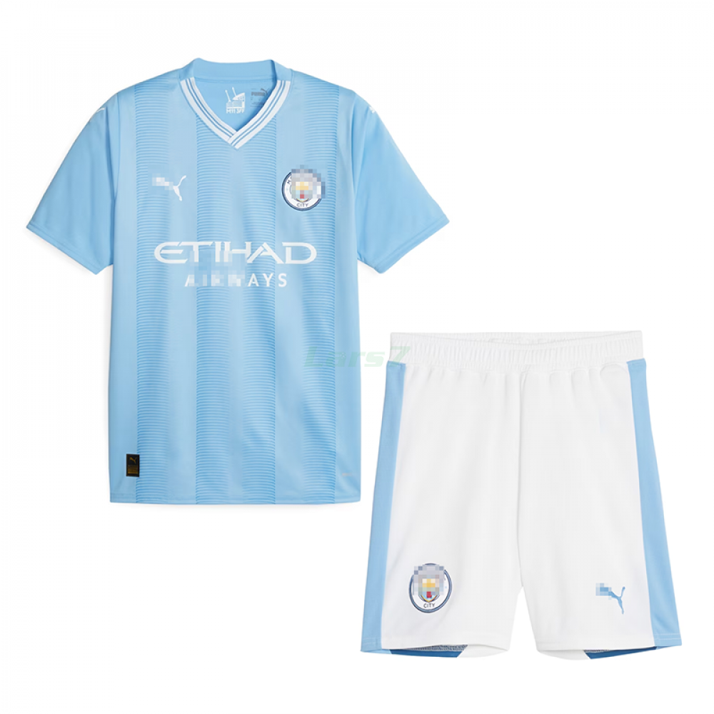 Camiseta Manchester City 1ª Equipación 2023/2024 Niño Kit