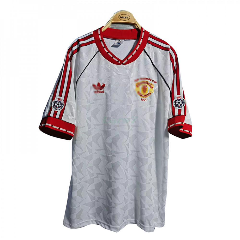 Camiseta Manchester United 2ª Equipación Retro 1990/91
