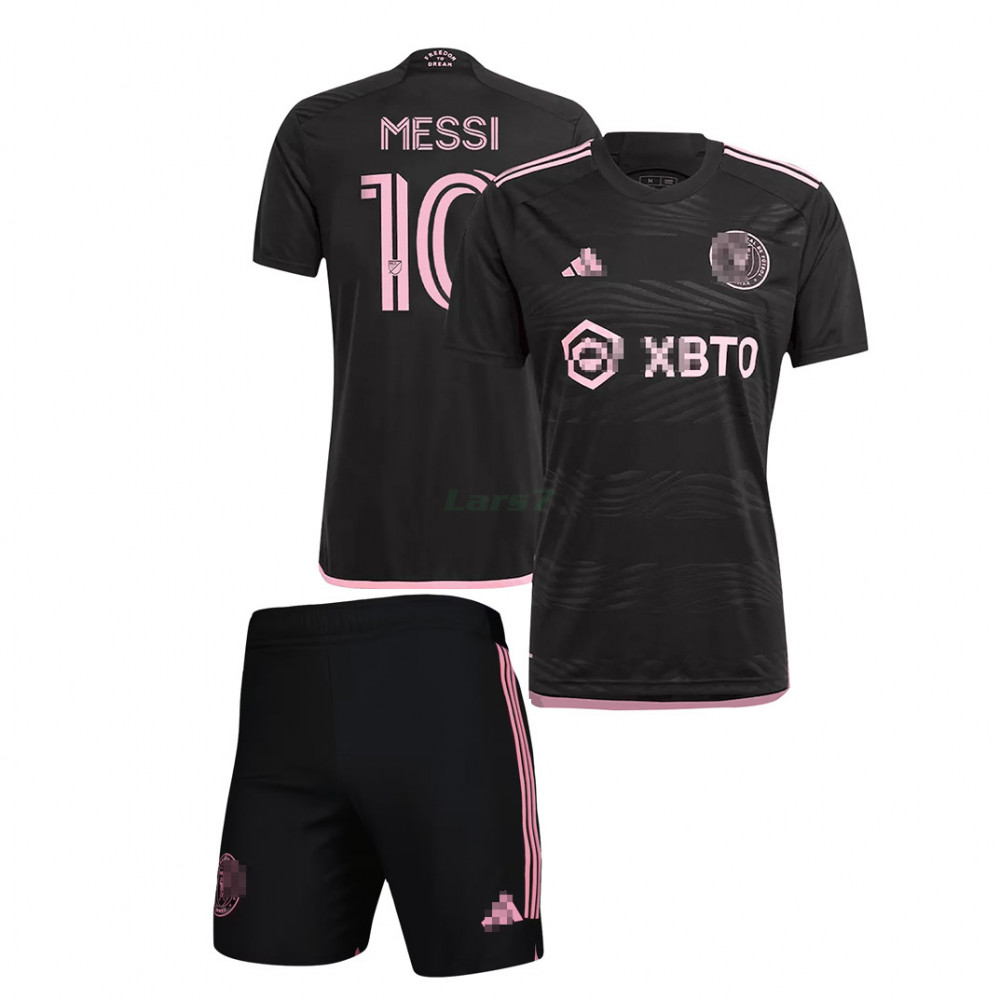 Camiseta Messi 10 Inter Miami 2ª Equipación 2023/2024 Niño Kit