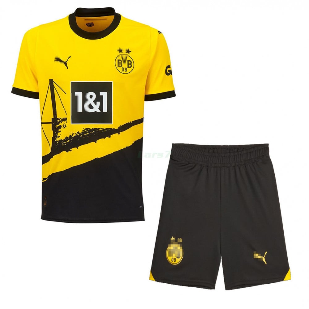 Camiseta Borussia Dortmund Primera Equipación 2023/2024 Niño Kit 