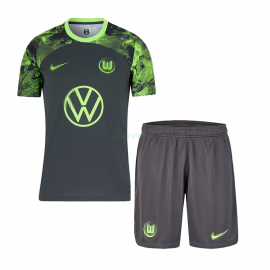 Camiseta VfL Wolfsburgo 2ª Equipación 2023/2024 Niño Kit