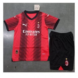 Camiseta AC Milan 1ª Equipación 2023/2024 Niño Kit