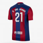 Camiseta F. De Jong 21 Barcelona 1ª Equipación 2023/2024