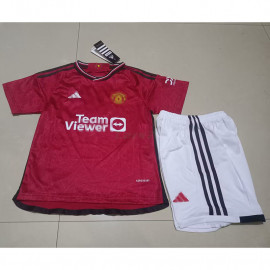 Camiseta Manchester United 1ª Equipación 2023/2024 Niño Kit