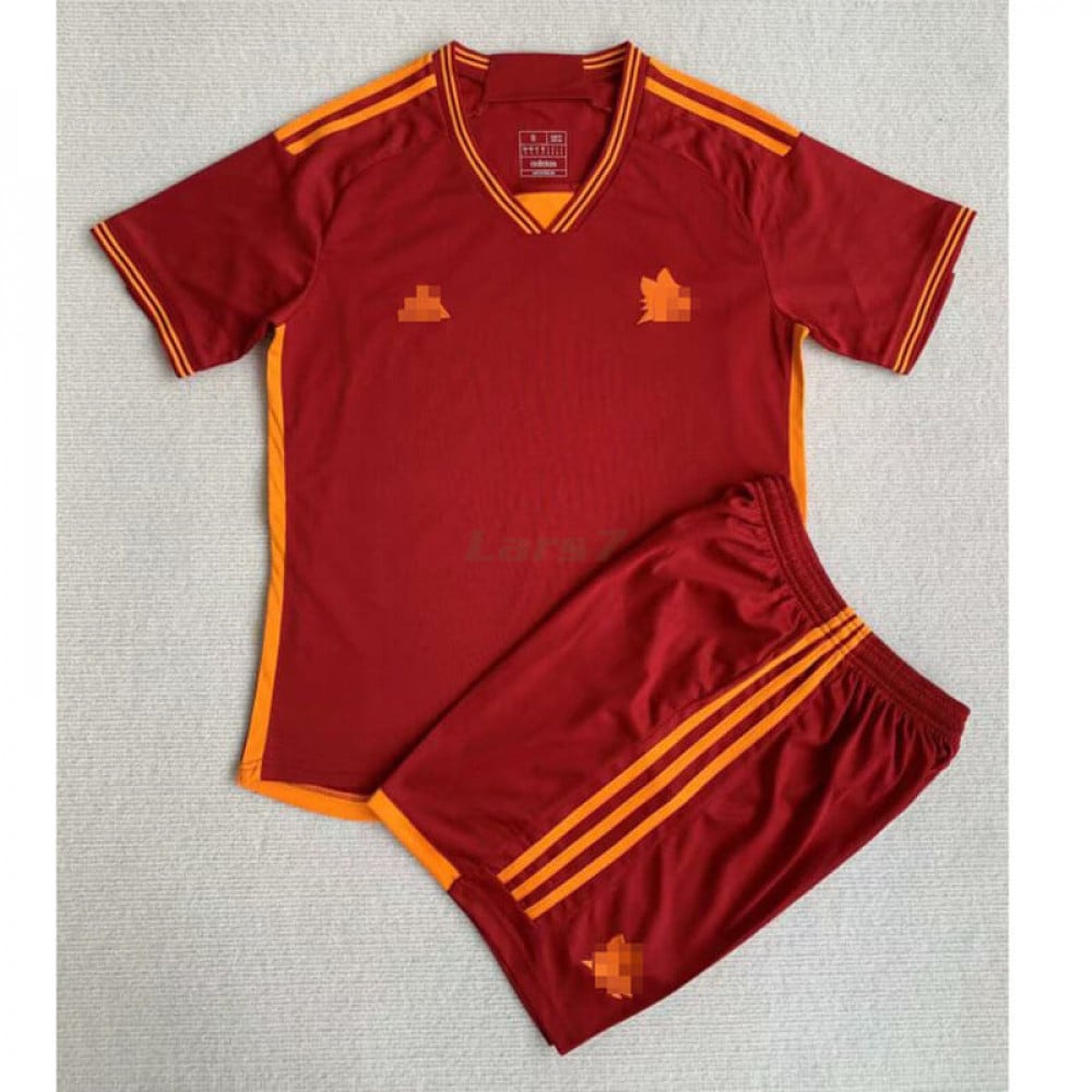 Camiseta AS Roma 1ª Equipación 2023/2024 Niño Kit