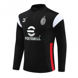 Sudadera de Entrenamiento AC Milan 2023/2024 Negro/Blanco