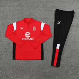 Sudadera de Entrenamiento AC Milan 2023/2024 Rojo/Blanco