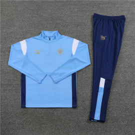 Sudadera de Entrenamiento Manchester City 2023/2024 Azul Claro