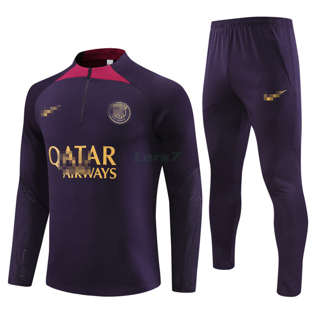 Sudadera de Entrenamiento PSG 2023/2024 Kit Púrpura