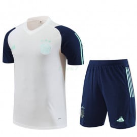 Camiseta de Entrenamiento Ajax de Ámsterdam 2023/2024 Blanco/Azul Marino