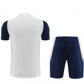 Camiseta de Entrenamiento Ajax de Ámsterdam 2023/2024 Kit Blanco/Azul Marino