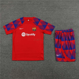 Camiseta de Entrenamiento Barcelona 2023/2024 Rojo/Azul