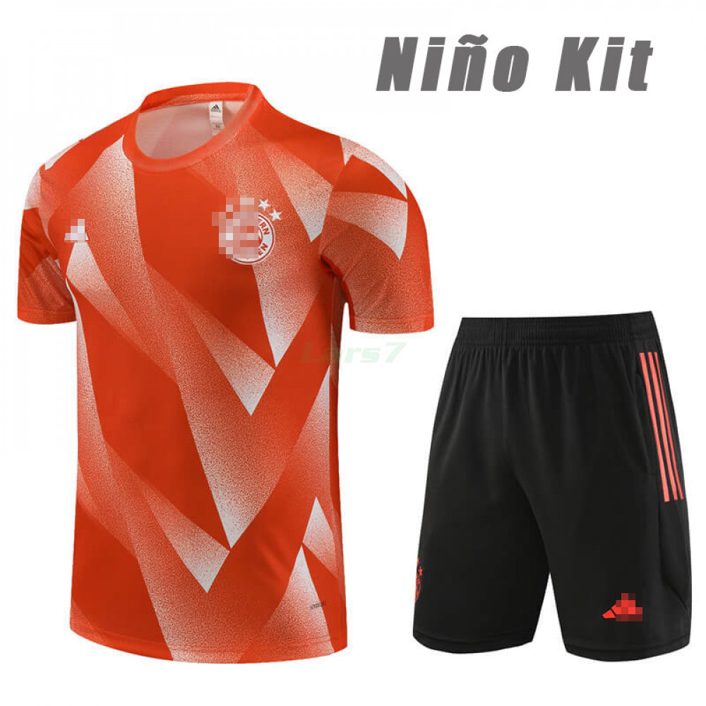 Camiseta de Entrenamiento Bayern Múnich 2023/2024 Niño Kit Naranja