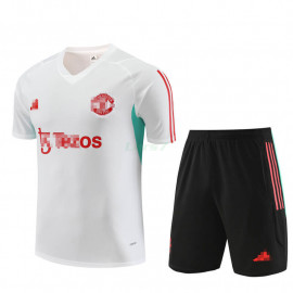 Camiseta de Entrenamiento Manchester United 2023/2024 Kit Blanco