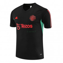 Camiseta de Entrenamiento Manchester United 2023/2024 Negro/Verde