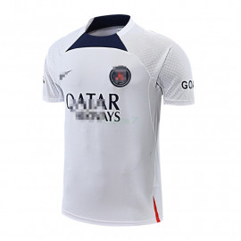 Camiseta de Entrenamiento PSG 2022/2023 Blanco/Azul Marino