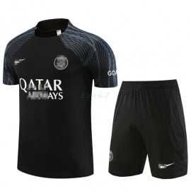 Camiseta de Entrenamiento PSG 2023/2024 Kit Negro Marca Blanco