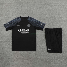 Camiseta de Entrenamiento PSG 2023/2024 Kit Negro Marca Blanco