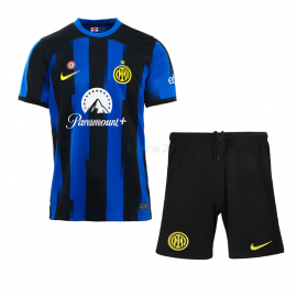 Camiseta Inter de Milan 1ª Equipación 2023/2024 Niño Kit