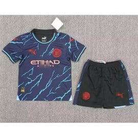Camiseta Manchester City 3ª Equipación 2023/2024 Niño Kit