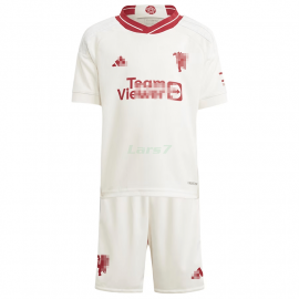 Camiseta Manchester United 3ª Equipación 2023/2024 Niño Kit