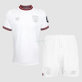 Camiseta West Ham United 2ª Equipación 2023/2024 Niño Kit