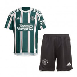Camiseta Manchester United 2ª Equipación 2023/2024 Niño Kit