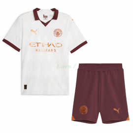 Camiseta Manchester City 2ª Equipación 2023/2024 Niño Kit