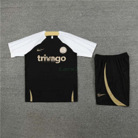 Camiseta de Entrenamiento Chelsea FC 2023/2024 Negro/Blanco