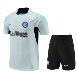 Camiseta de Entrenamiento Inter De Mlian 2023/2024 Gris Claro