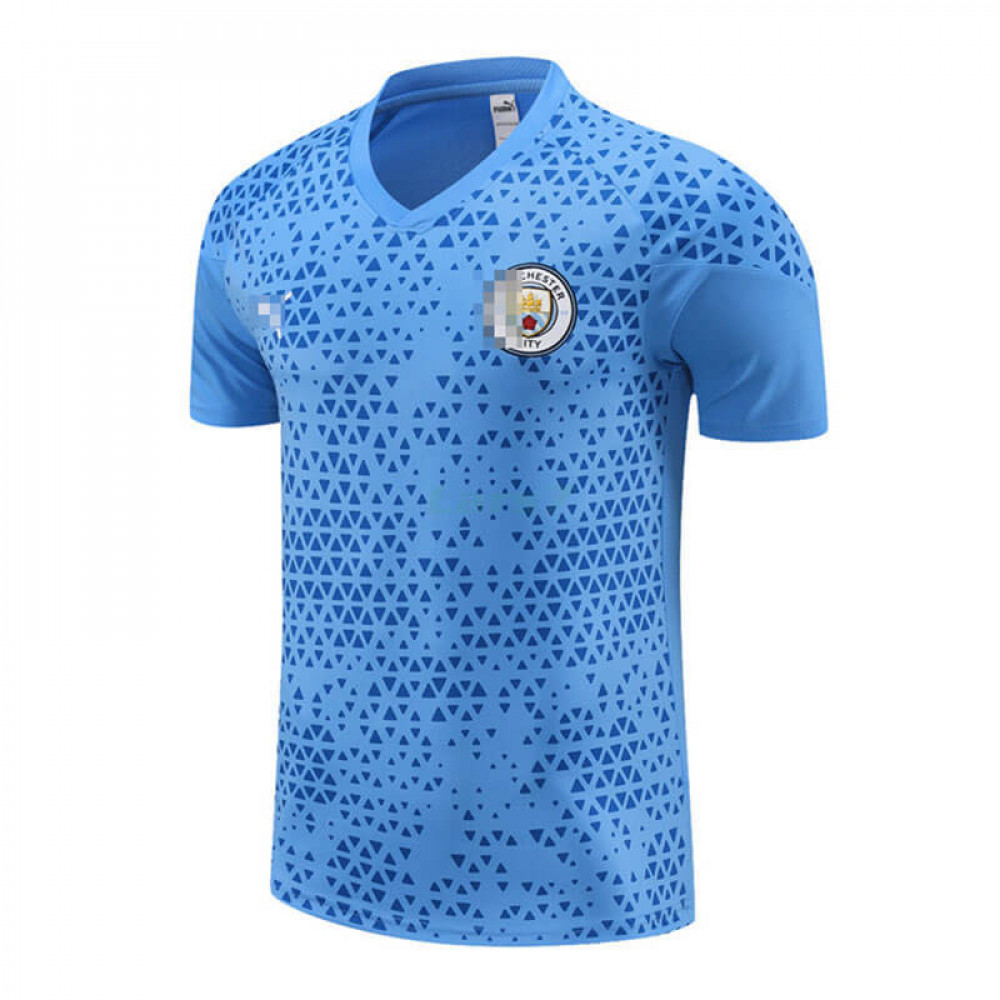 Camiseta de Entrenamiento Manchester City 2023/2024 Azul Claro