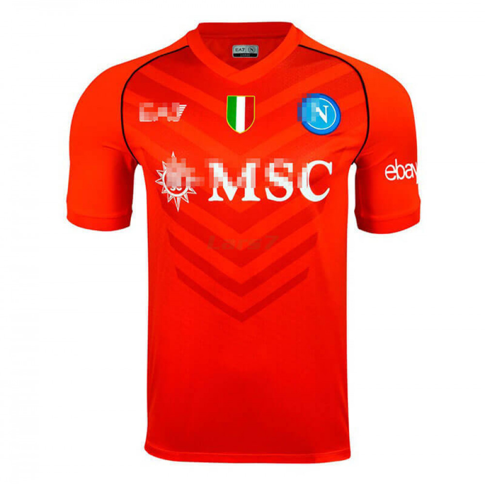 Camiseta de Portero Napoli 2023/2024 Naranja