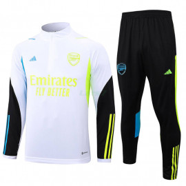 Sudadera de Entrenamiento Arsenal 2023/2024 Blanco/Negro