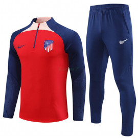 Sudadera de Entrenamiento Atlético de Madrid 2023/2024 Rojo/Azul Marino