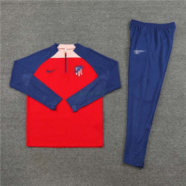 Sudadera de Entrenamiento Atlético de Madrid 2023/2024 Rojo/Azul Marino