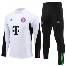 Sudadera de Entrenamiento Bayern Múnich 2023/2024 Blanco/Negro