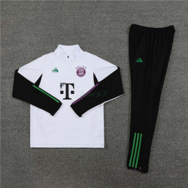 Sudadera de Entrenamiento Bayern Múnich 2023/2024 Blanco/Negro