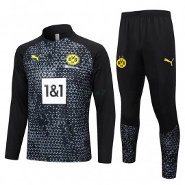 Sudadera de Entrenamiento Borussia Dortmund 2023/2024 Negro/Gris