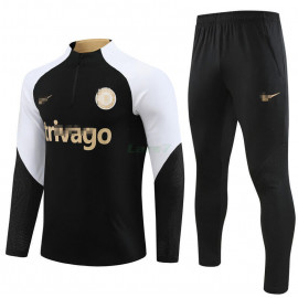 Sudadera de Entrenamiento Chelsea FC 2023/2024 Negro/Blanco