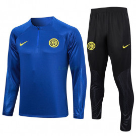 Sudadera de Entrenamiento Inter De Mlian 2023/2024 Azul