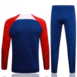 Sudadera De Entrenamiento Atlético de Madrid 2023/2024 Azul/Rojo